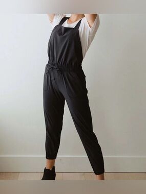 NWT Albion fit Classic Overall Jumpsuit Black Medium